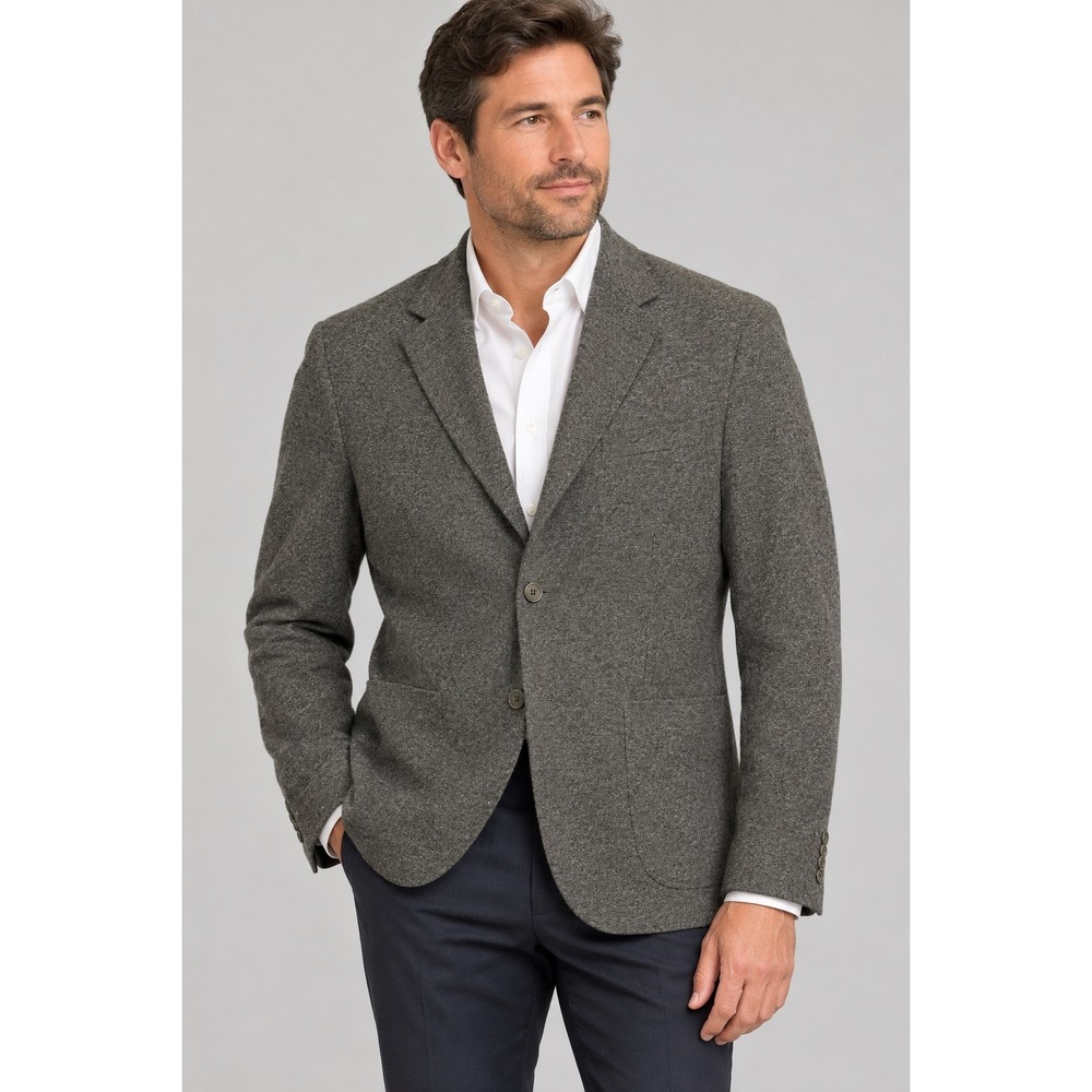 Artefact Mens Unstructured Knit Blazer XL Sportcoat Dark Heather Gray NWT New